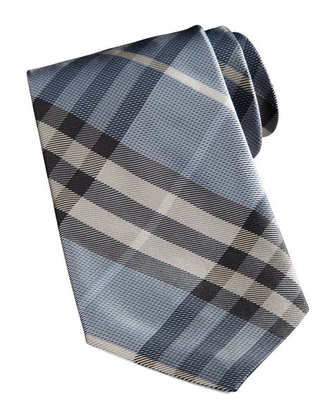 burberry blue plaid tie|Burberry tie vintage.